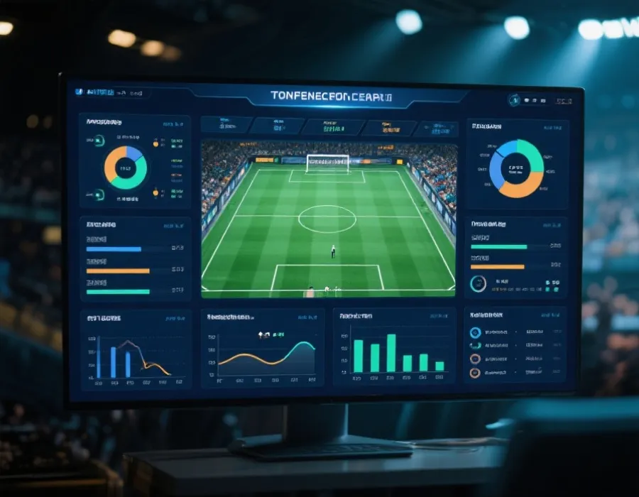 世界杯数据中心视觉示意